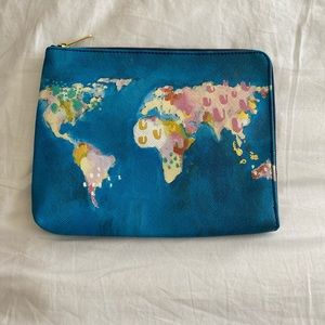 Anthropologie travel pouch - bright and colorful